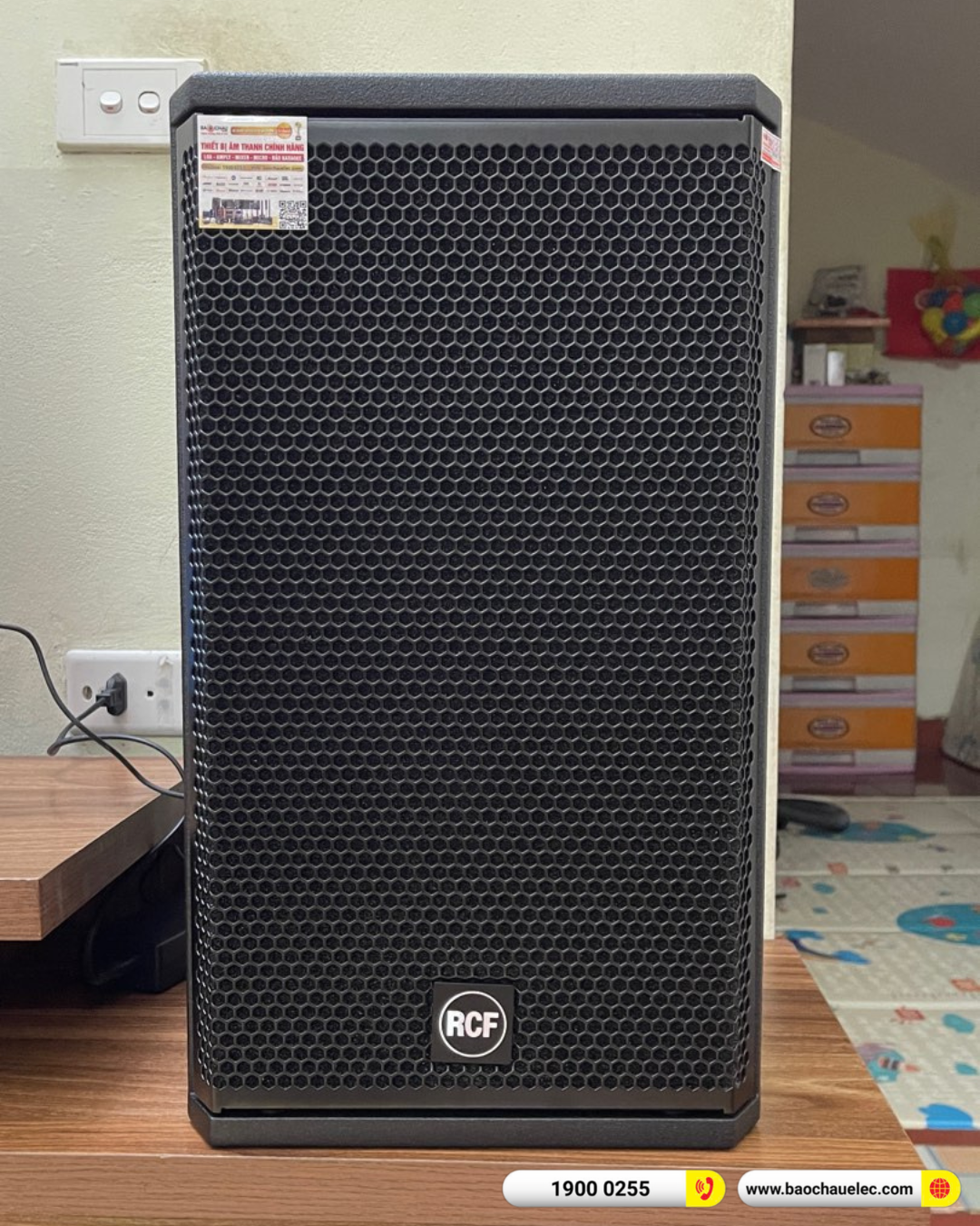 Lắp đặt d&agrave;n karaoke RCF hơn 69tr cho anh Trường tại H&agrave; NộiLắp đặt d&agrave;n karaoke RCF hơn 69tr cho anh Trường tại H&agrave; Nội