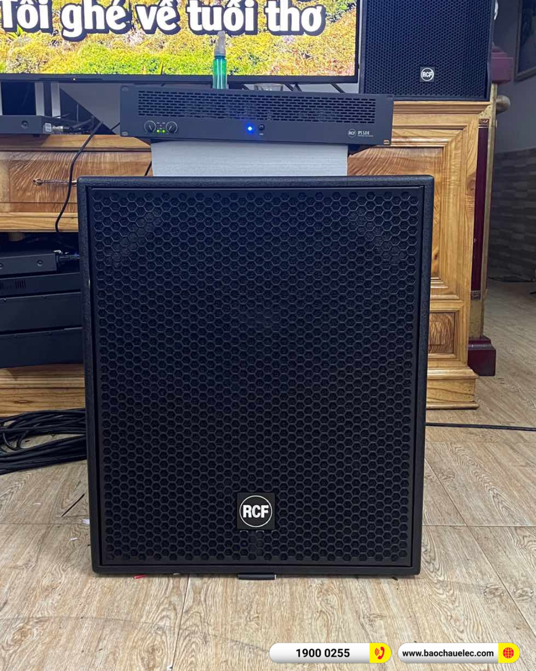 Lắp đặt d&agrave;n karaoke RCF hon 97tr cho anh Tuấn Anh tại Sơn La