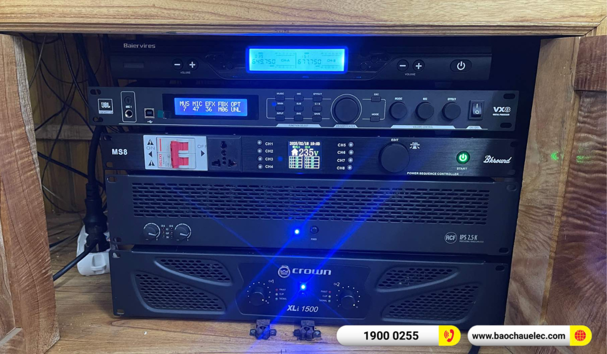 Lắp đặt d&agrave;n karaoke RCF hon 97tr cho anh Tuấn Anh tại Sơn La