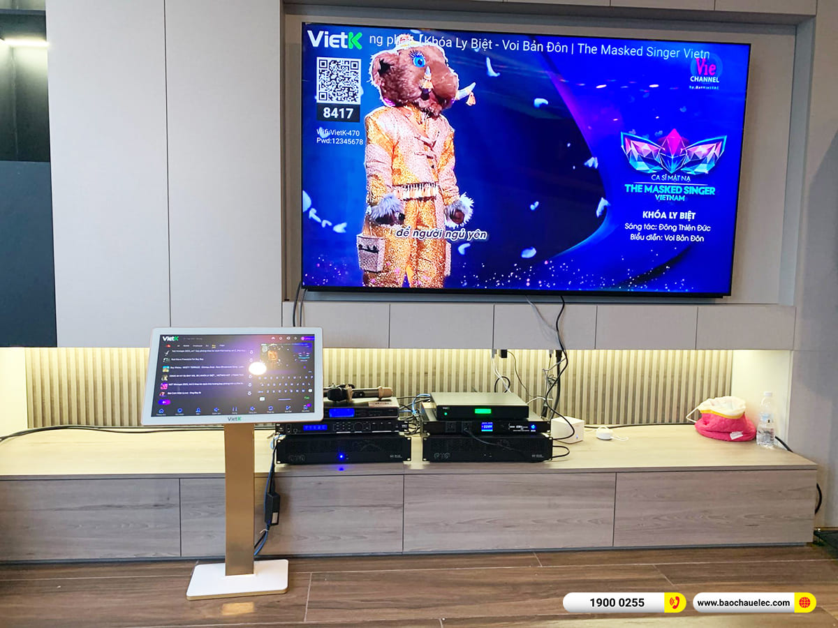 Lắp đặt d&agrave;n karaoke RCF gần 192tr cho anh Tuấn ở TPHCM