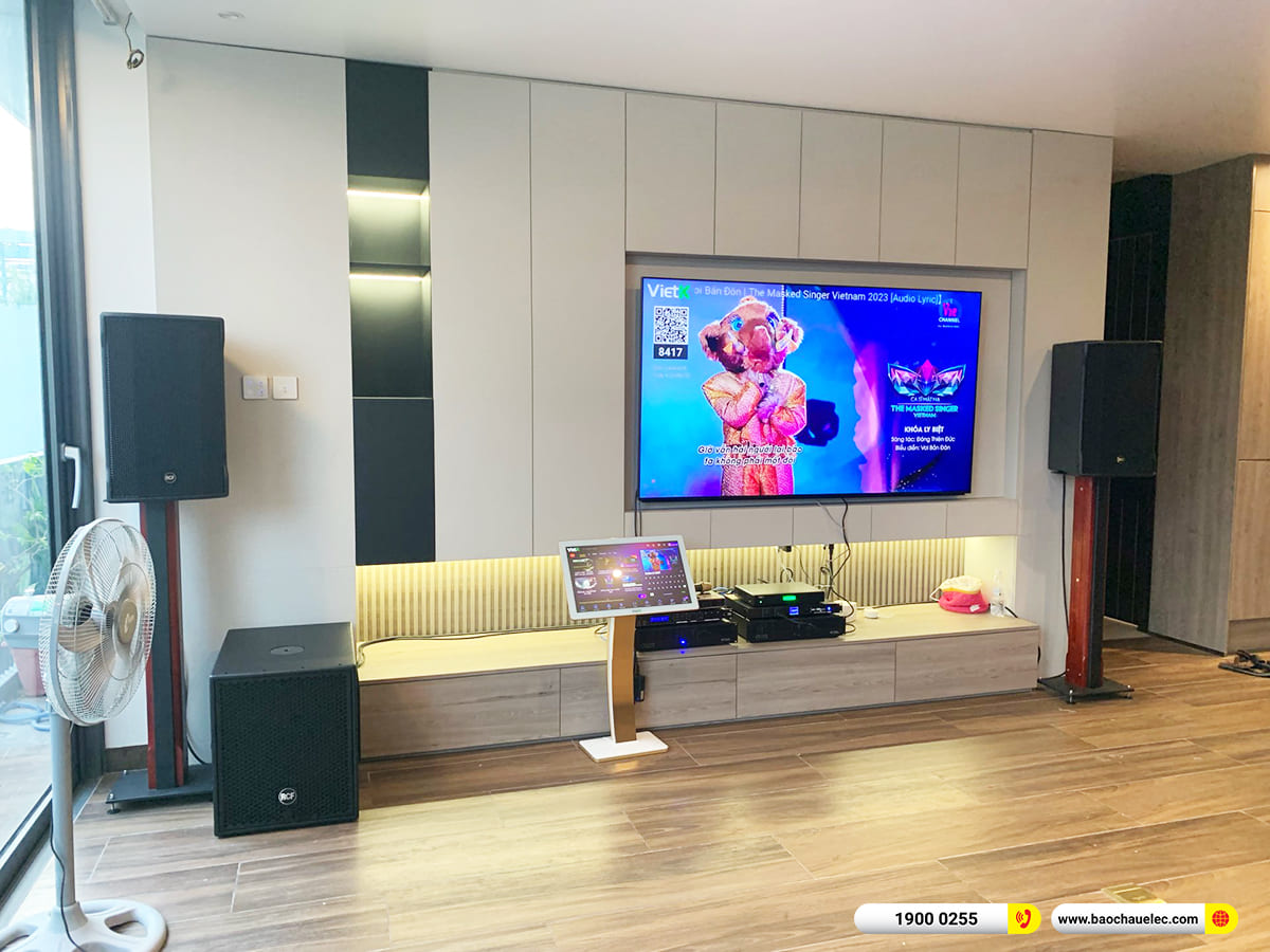 Lắp đặt d&agrave;n karaoke RCF gần 192tr cho anh Tuấn ở TPHCM