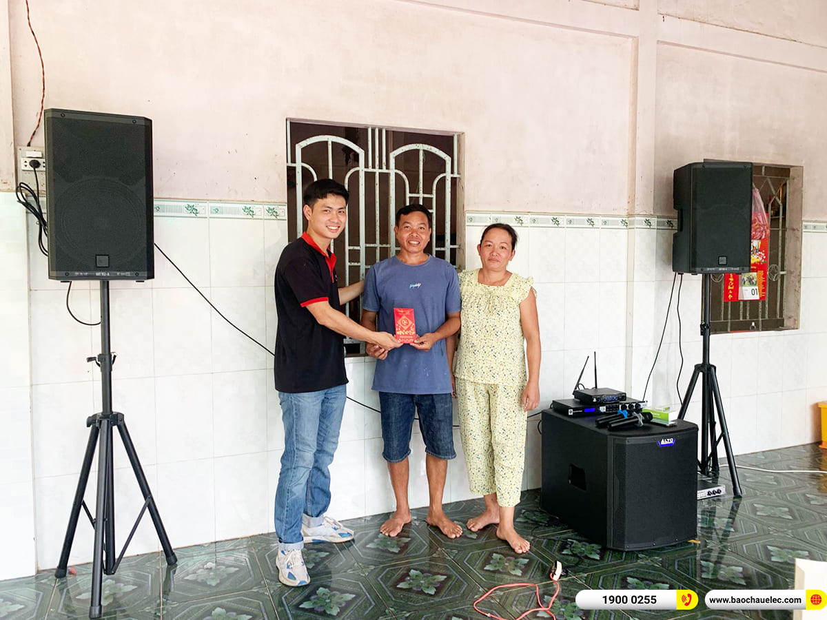 Lắp đặt d&agrave;n karaoke RCF hơn 75tr cho anh &Uacute;t ở Tiền Giang