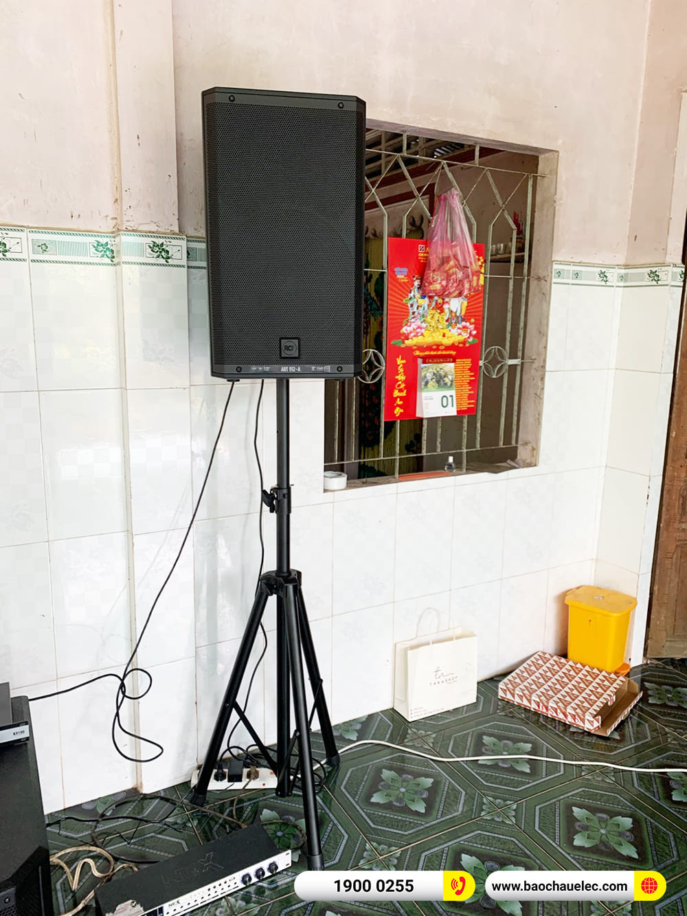 Lắp đặt d&agrave;n karaoke RCF hơn 75tr cho anh &Uacute;t ở Tiền Giang