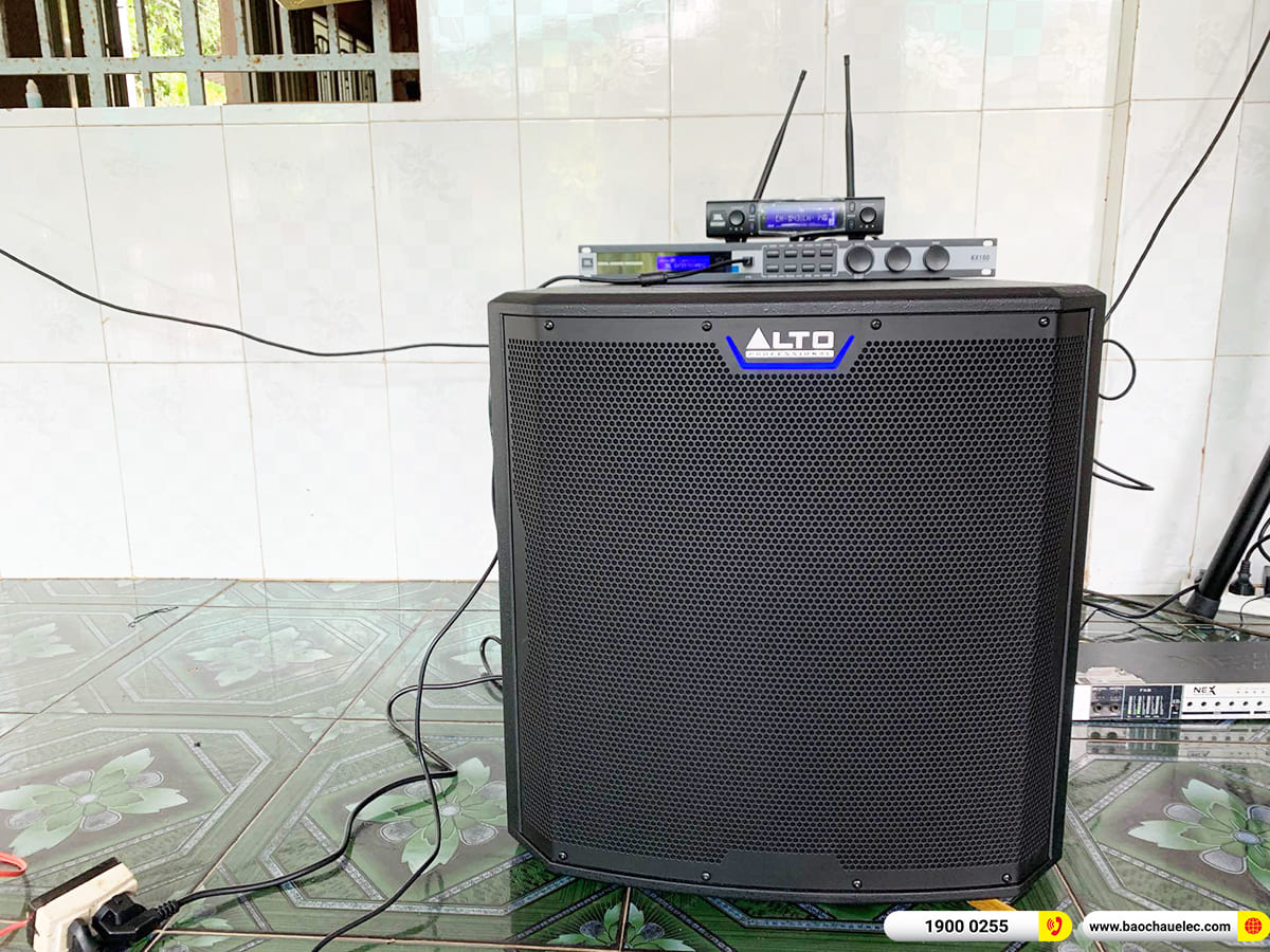 Lắp đặt d&agrave;n karaoke RCF hơn 75tr cho anh &Uacute;t ở Tiền Giang