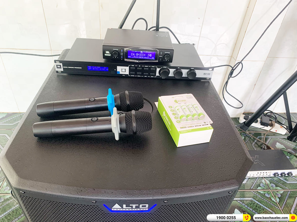 Lắp đặt d&agrave;n karaoke RCF hơn 75tr cho anh &Uacute;t ở Tiền Giang