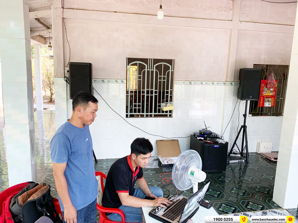 Lắp đặt d&agrave;n karaoke RCF hơn 75tr cho anh &Uacute;t ở Tiền Giang