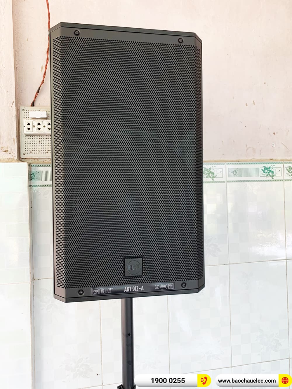 Lắp đặt d&agrave;n karaoke RCF hơn 75tr cho anh &Uacute;t ở Tiền Giang