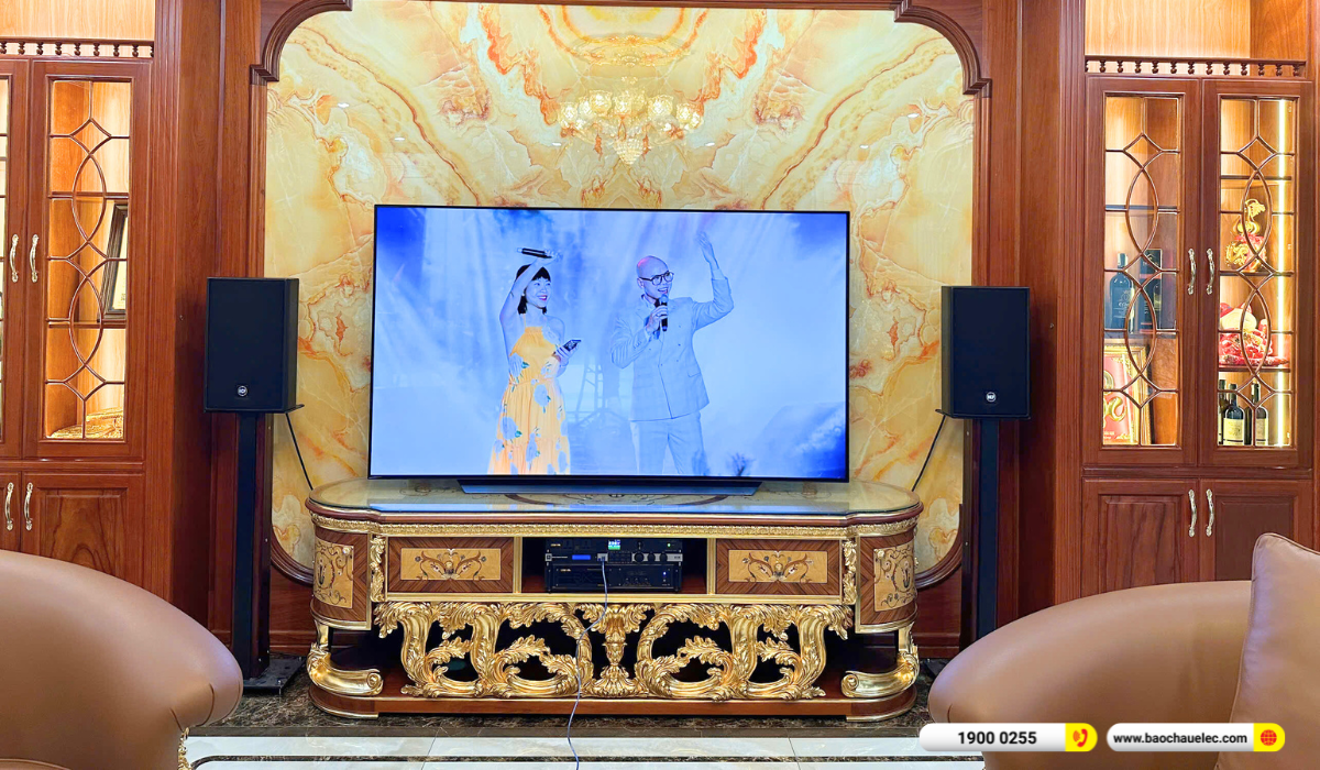 Lắp đặt d&agrave;n karaoke RCF gần 115tr cho biệt thự Tiểu Khu 4 tại Bắc Kạn