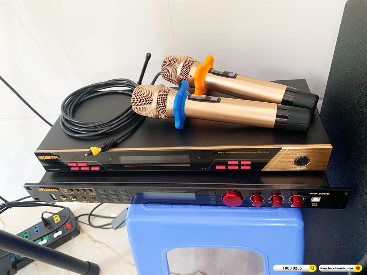 Lắp đặt d&agrave;n karaoke RCF 84tr cho chị B&igrave;nh ở Bến Tre