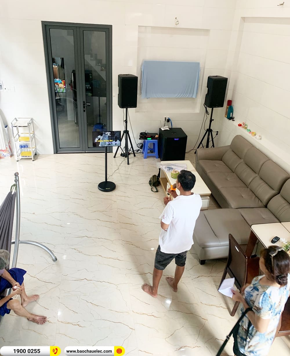 Lắp đặt d&agrave;n karaoke RCF 84tr cho chị B&igrave;nh ở Bến Tre