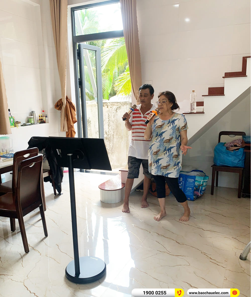 Lắp đặt d&agrave;n karaoke RCF 84tr cho chị B&igrave;nh ở Bến Tre