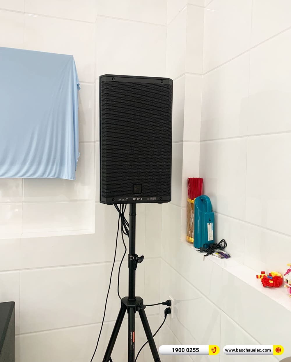 Lắp đặt d&agrave;n karaoke RCF 84tr cho chị B&igrave;nh ở Bến Tre