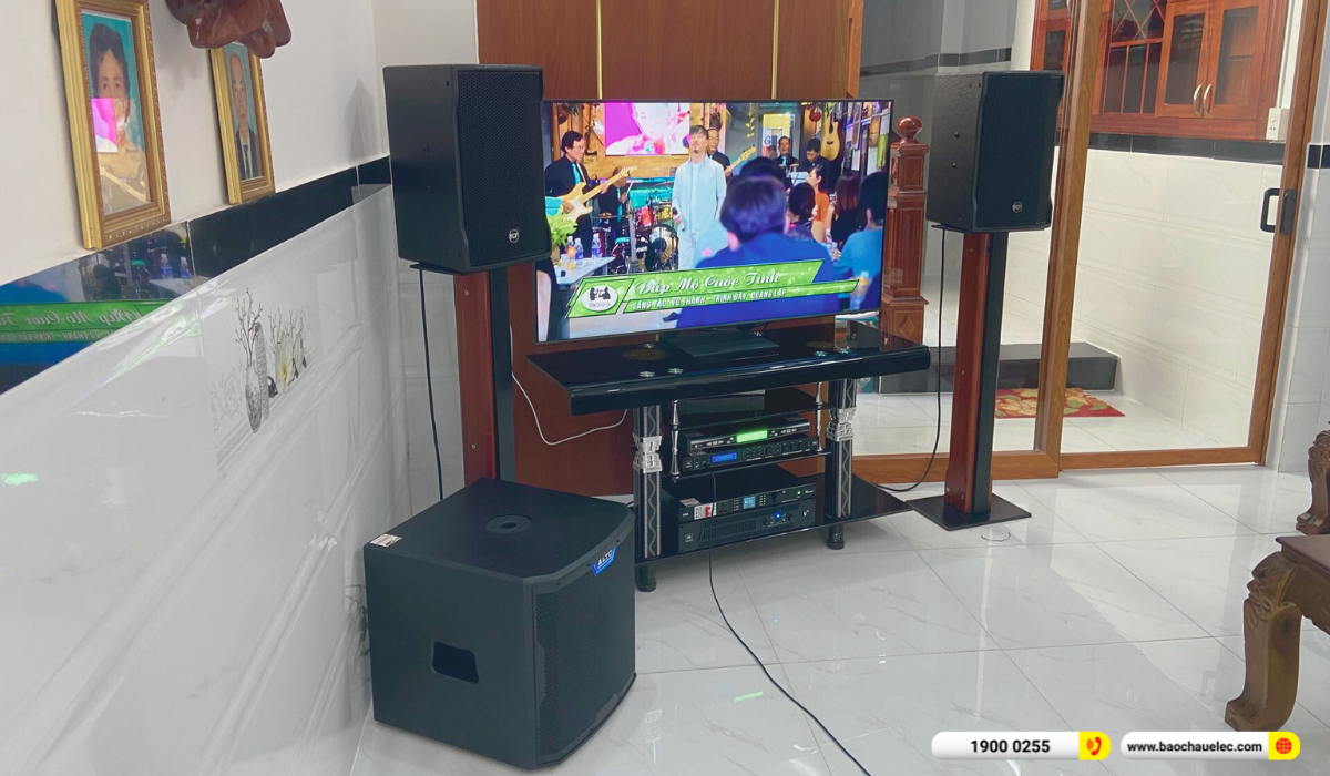 Lắp dặt d&agrave;n karaoke RCF hơn 102tr cho chị B&igrave;nh tại TP HCM