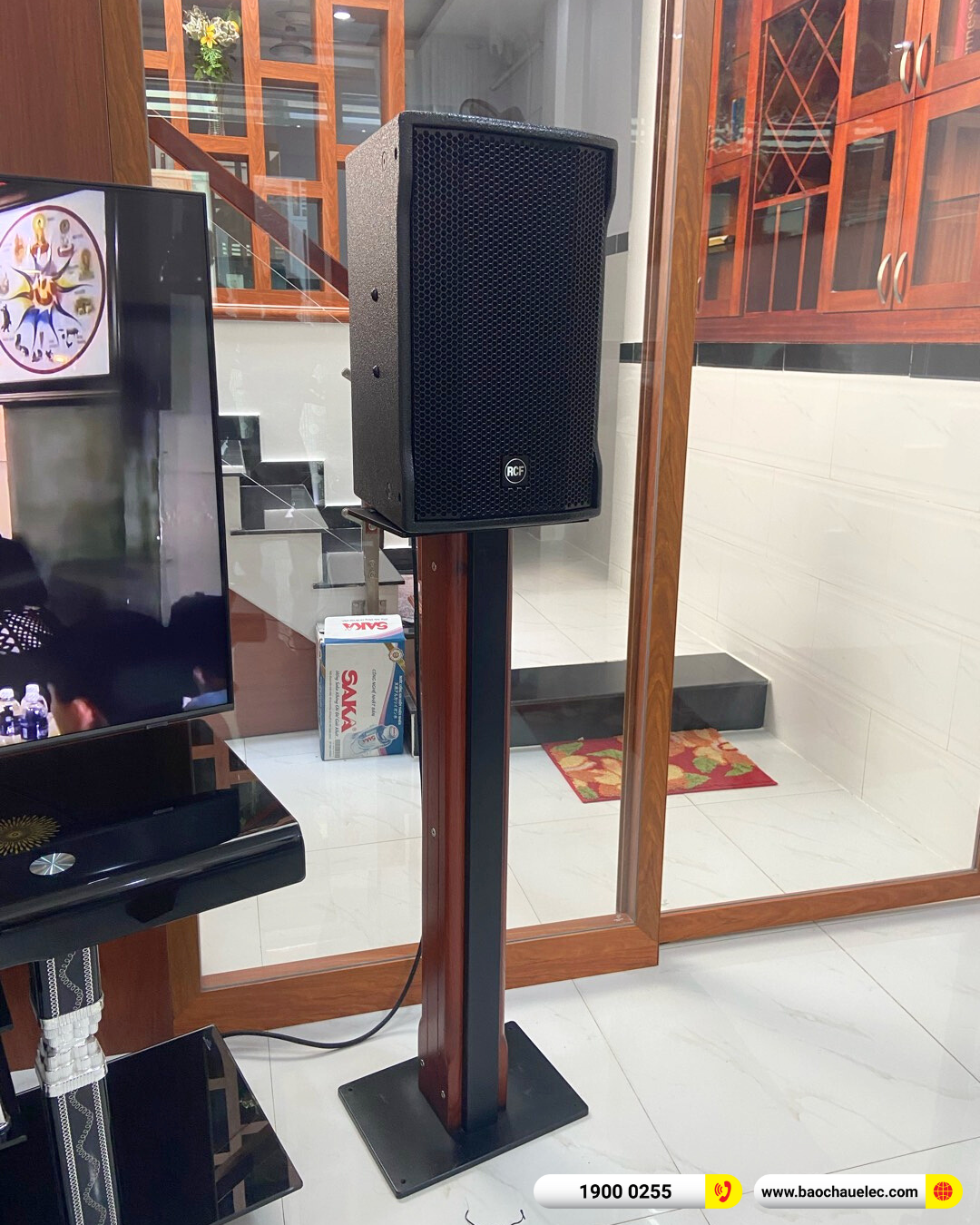 Lắp dặt d&agrave;n karaoke RCF hơn 102tr cho chị B&igrave;nh tại TP HCM