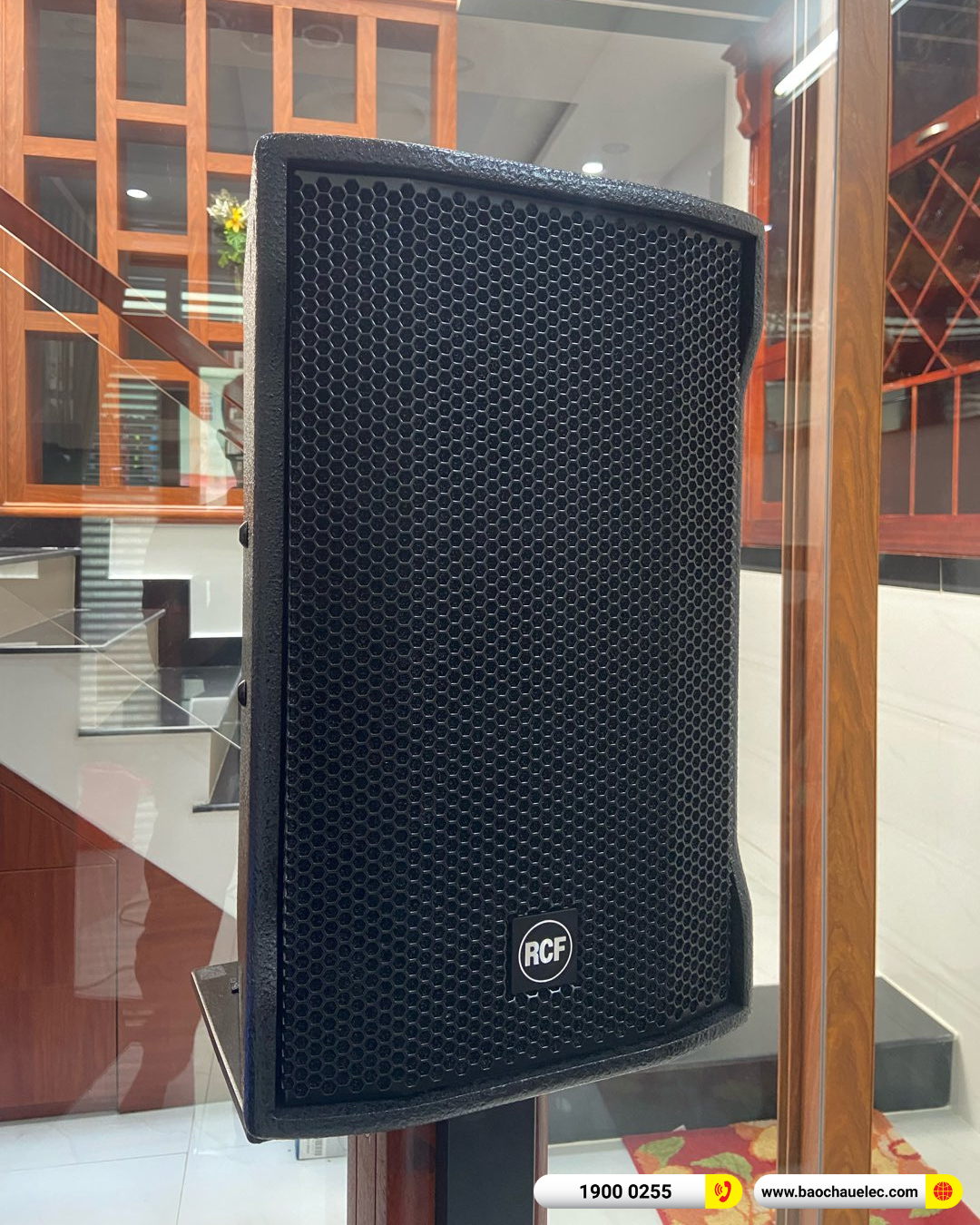 Lắp dặt d&agrave;n karaoke RCF hơn 102tr cho chị B&igrave;nh tại TP HCM