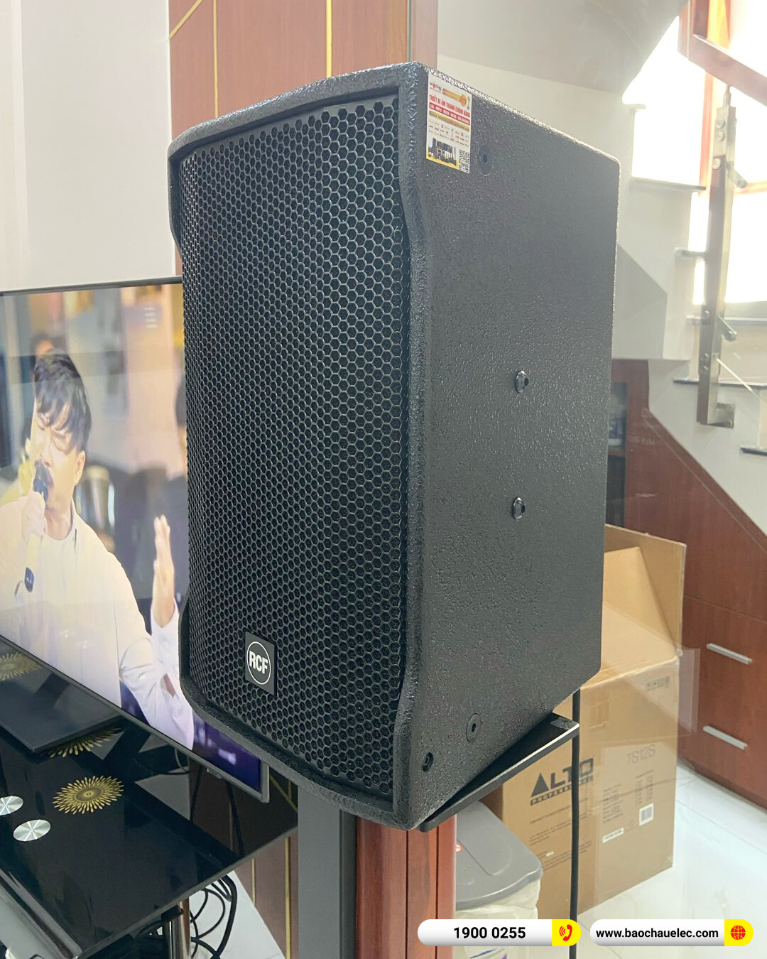 Lắp dặt d&agrave;n karaoke RCF hơn 102tr cho chị B&igrave;nh tại TP HCM