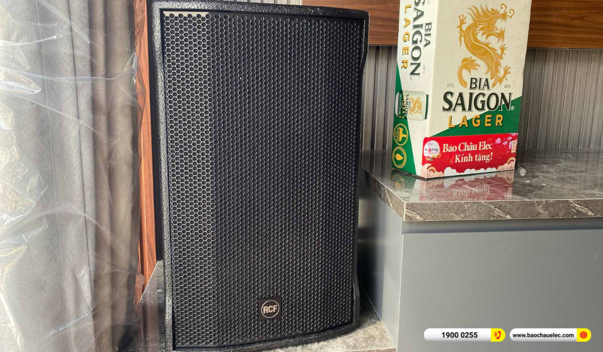 Lắp đặt d&agrave;n karaoke RCF gần 120tr cho chị Chung tại TP HCM