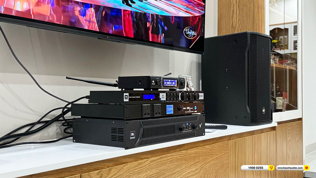 Lắp đặt dàn karaoke RCF hơn 96tr cho chị Dương ở TPHCM