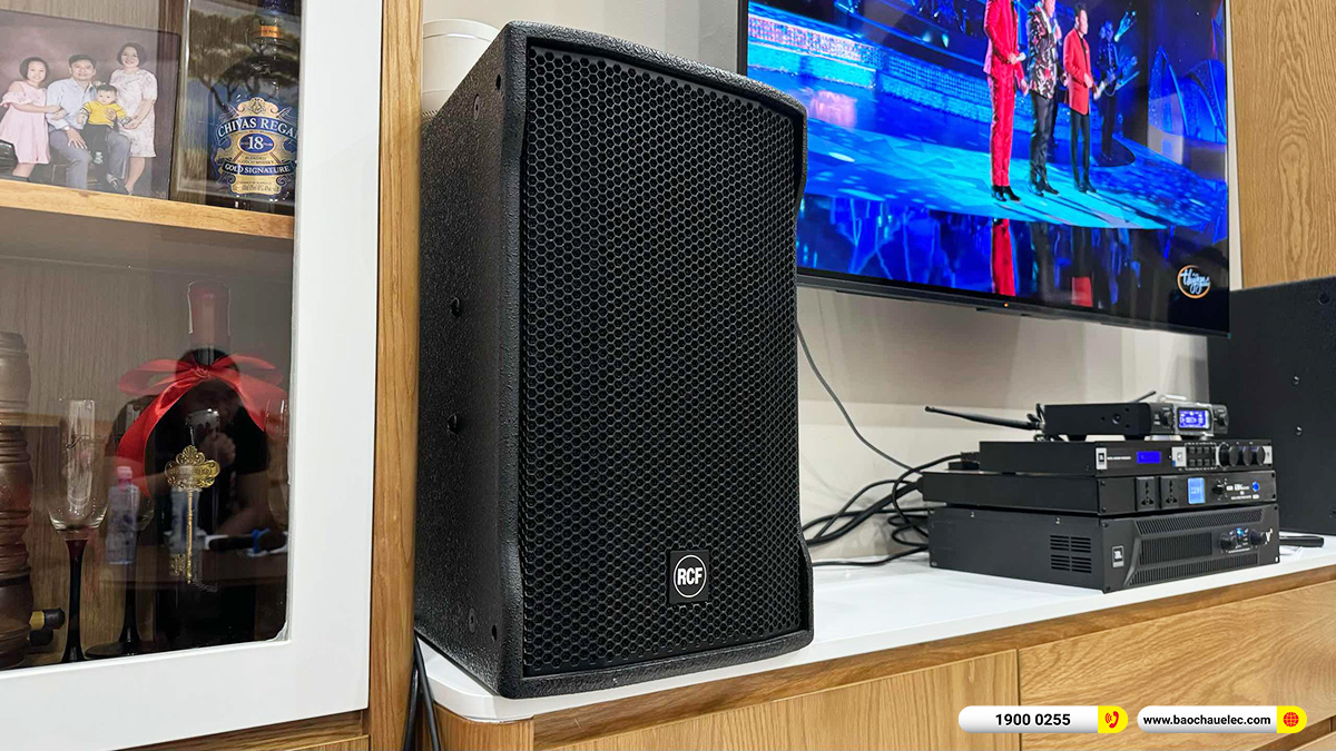 Lắp đặt dàn karaoke RCF hơn 96tr cho chị Dương ở TPHCM