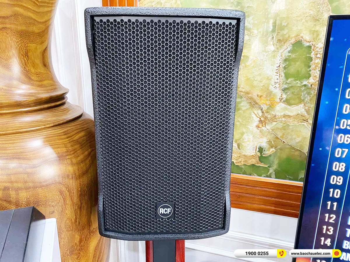 Lắp đặt d&agrave;n karaoke RCF gần 93tr cho chị H&agrave; ở B&igrave;nh Dương
