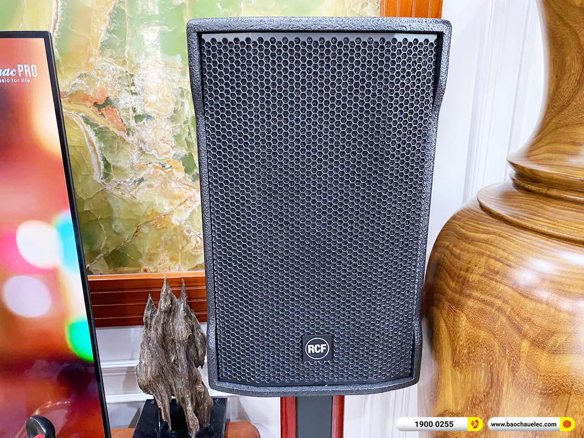 Lắp đặt d&agrave;n karaoke RCF gần 93tr cho chị H&agrave; ở B&igrave;nh Dương