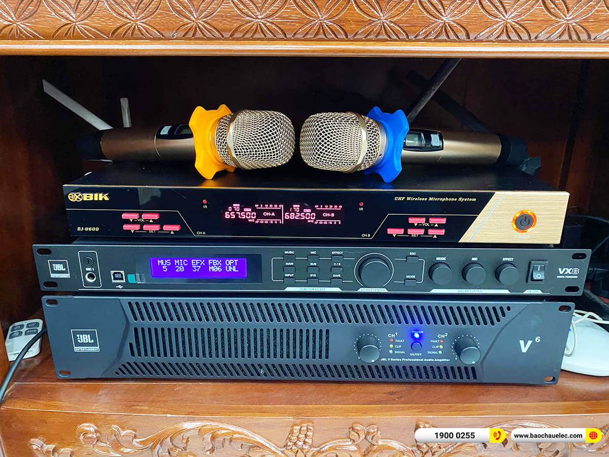 Lắp đặt d&agrave;n karaoke RCF gần 93tr cho chị H&agrave; ở B&igrave;nh Dương