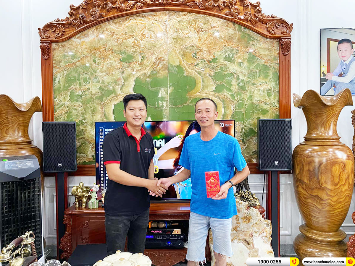 Lắp đặt d&agrave;n karaoke RCF gần 93tr cho chị H&agrave; ở B&igrave;nh Dương