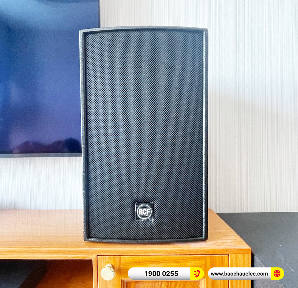 Lắp đặt d&agrave;n karaoke RCF gần 123tr cho chị Hoa ở TPHCM
