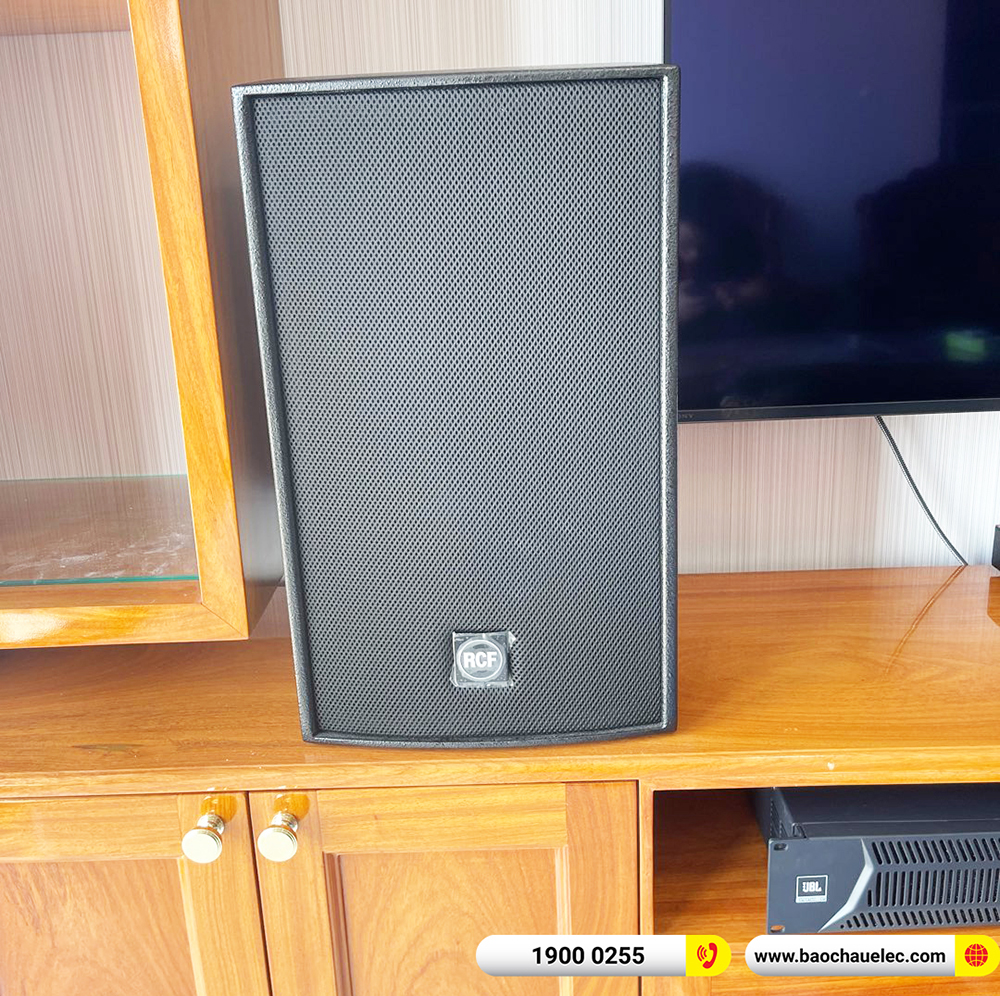 Lắp đặt d&agrave;n karaoke RCF gần 123tr cho chị Hoa ở TPHCM