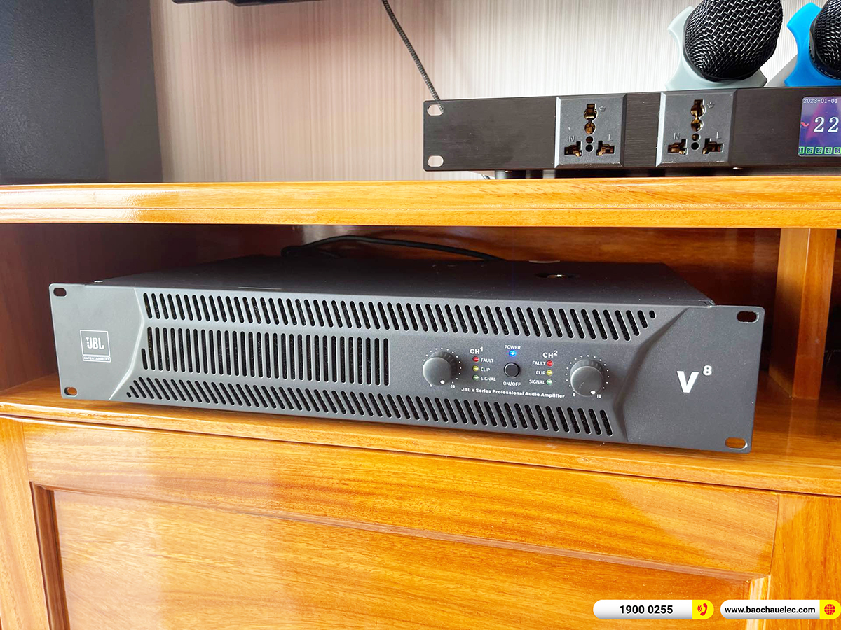 Lắp đặt d&agrave;n karaoke RCF gần 123tr cho chị Hoa ở TPHCM