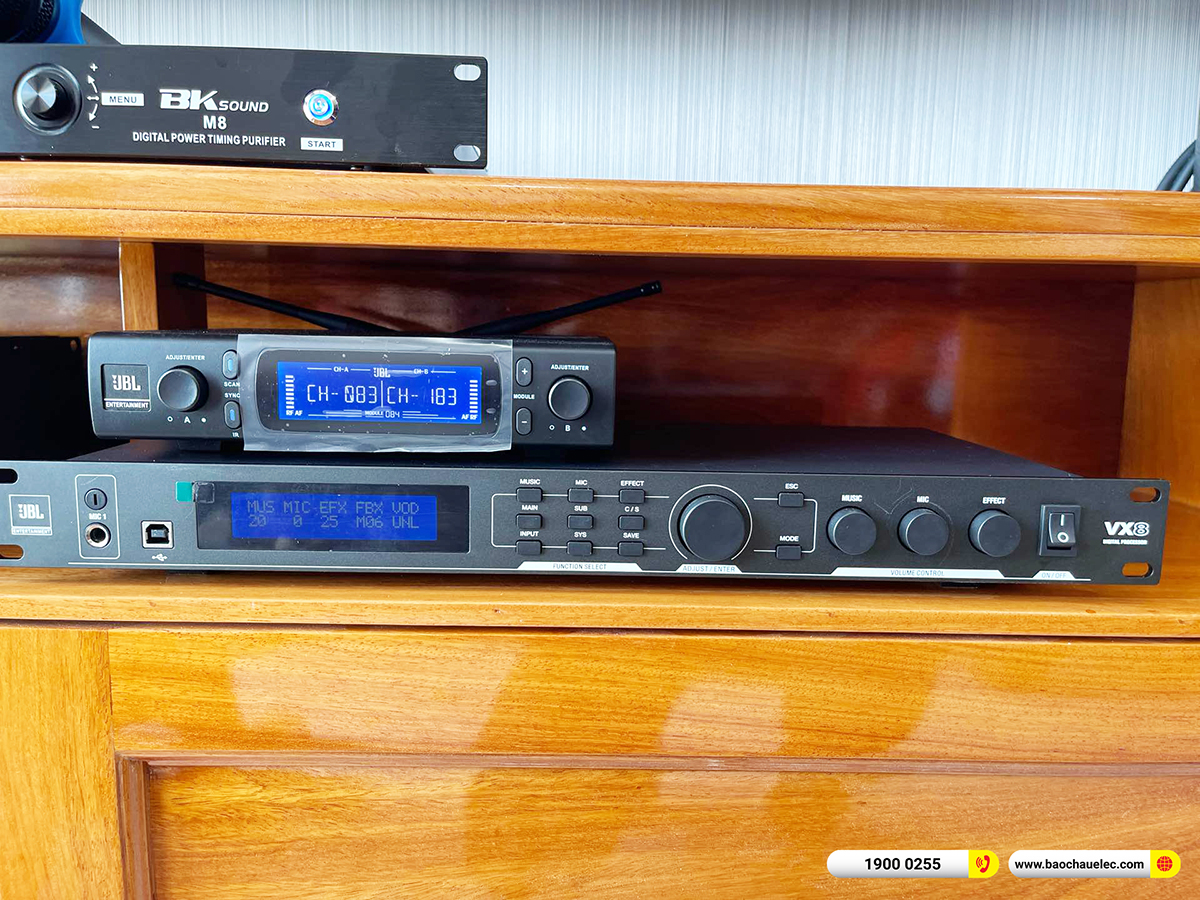 Lắp đặt d&agrave;n karaoke RCF gần 123tr cho chị Hoa ở TPHCM
