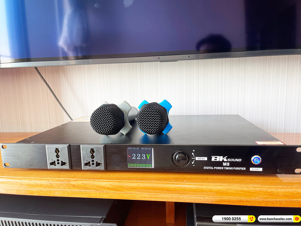 Lắp đặt d&agrave;n karaoke RCF gần 123tr cho chị Hoa ở TPHCM