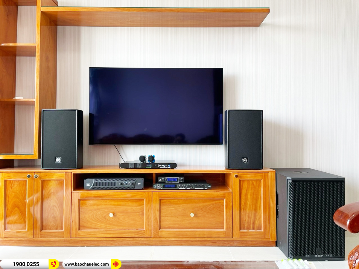 Lắp đặt d&agrave;n karaoke RCF gần 123tr cho chị Hoa ở TPHCM
