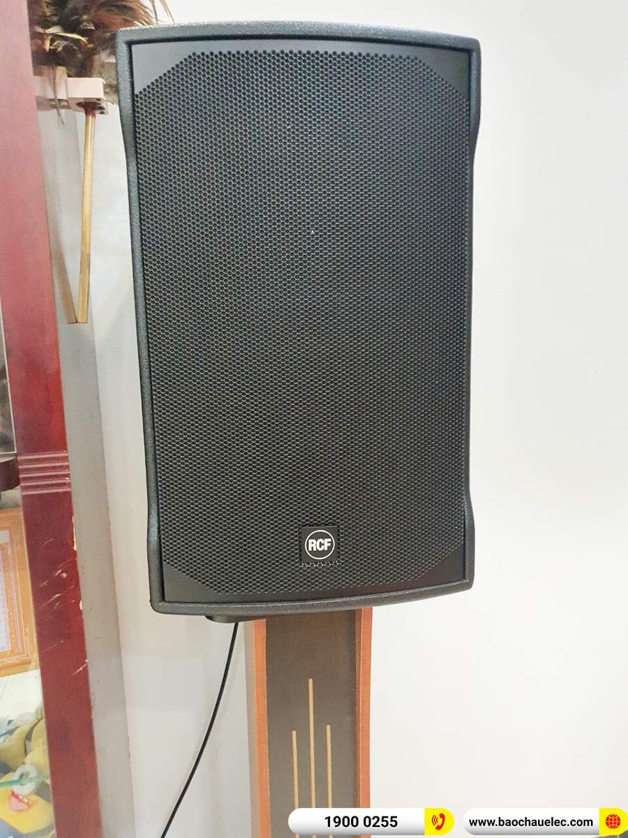Lắp đặt d&agrave;n karaoke RCF gần 80tr cho chị Huyền ở TPHCM