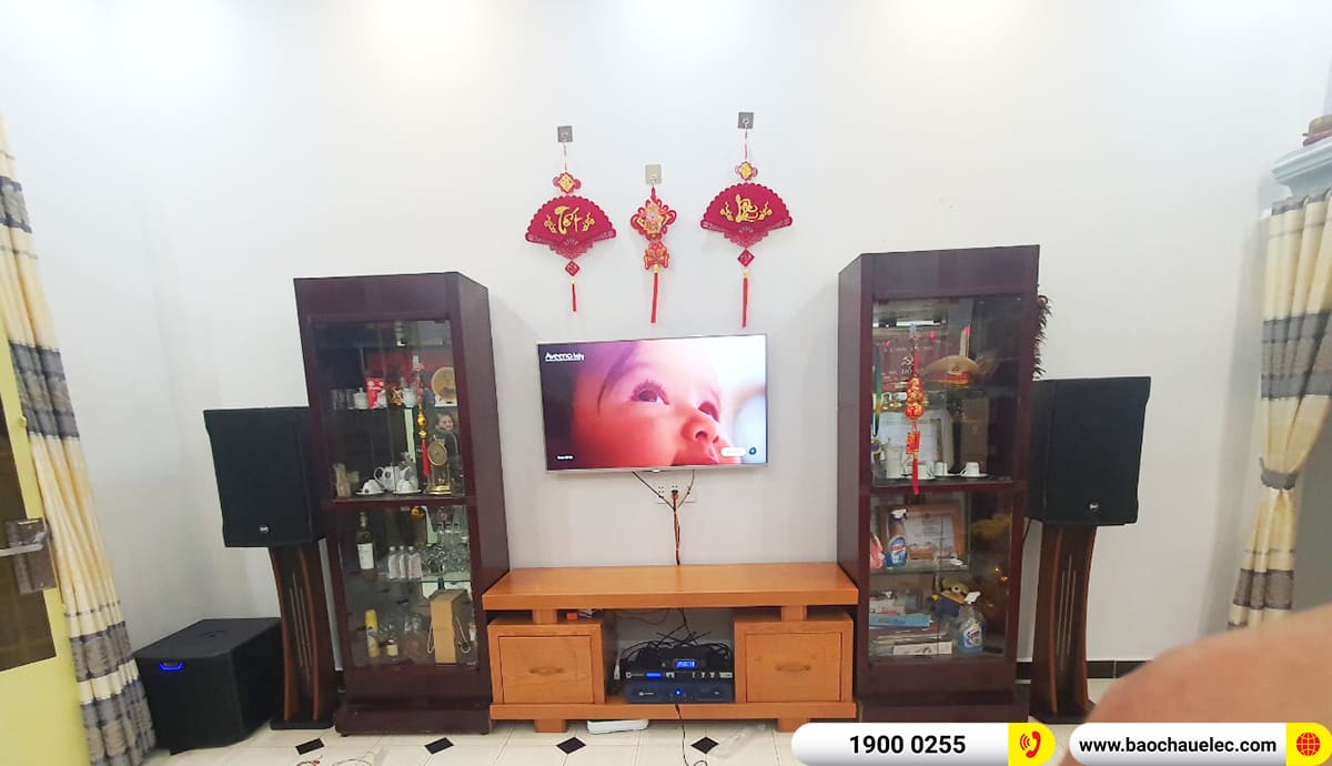 Lắp đặt d&agrave;n karaoke RCF gần 80tr cho chị Huyền ở TPHCM