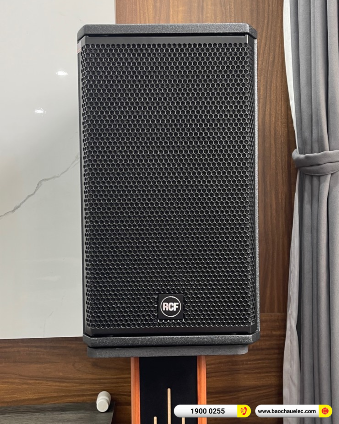 Lắp đặt d&agrave;n karaoke RCF hơn 60tr cho chị Nga tại H&agrave; Nội