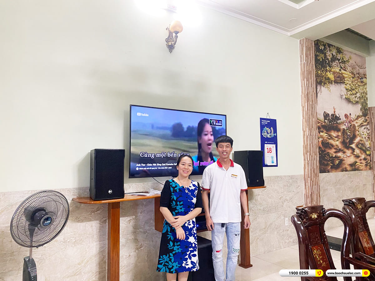 Lắp đặt d&agrave;n karaoke RCF gần 114tr cho chị Phương Đ&ocirc;ng ở TPHCM