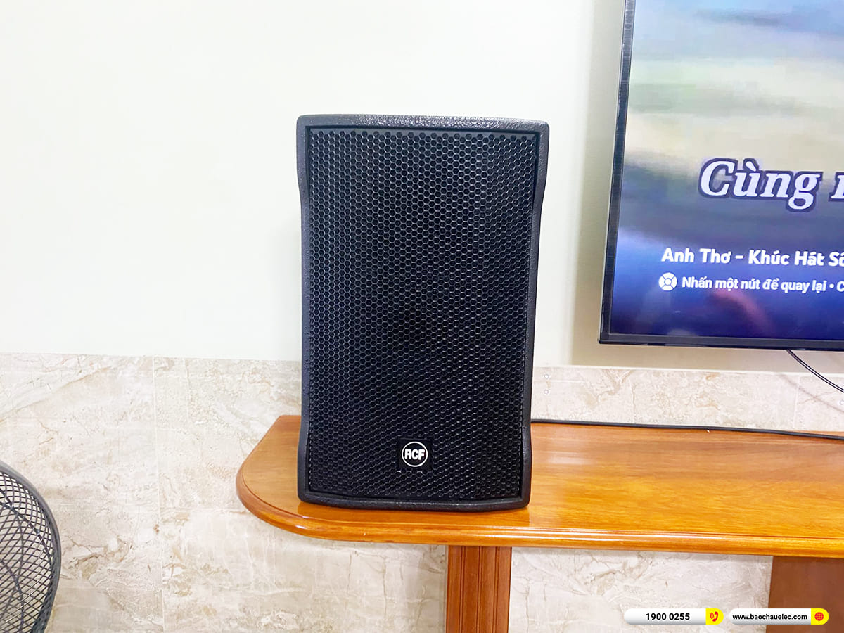 Lắp đặt d&agrave;n karaoke RCF gần 114tr cho chị Phương Đ&ocirc;ng ở TPHCM