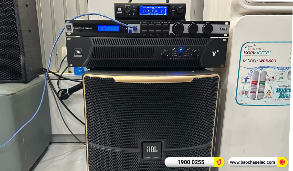 Lắp đặt d&agrave;n karaoke RCF hơn 96tr cho chị Thơm tại H&agrave; Nội