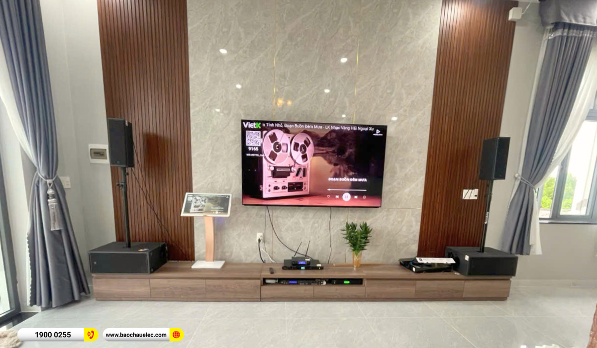 Lắp đặt d&agrave;n karaoke RCF gần 292tr cho chị T&uacute; tại C&agrave; Mau