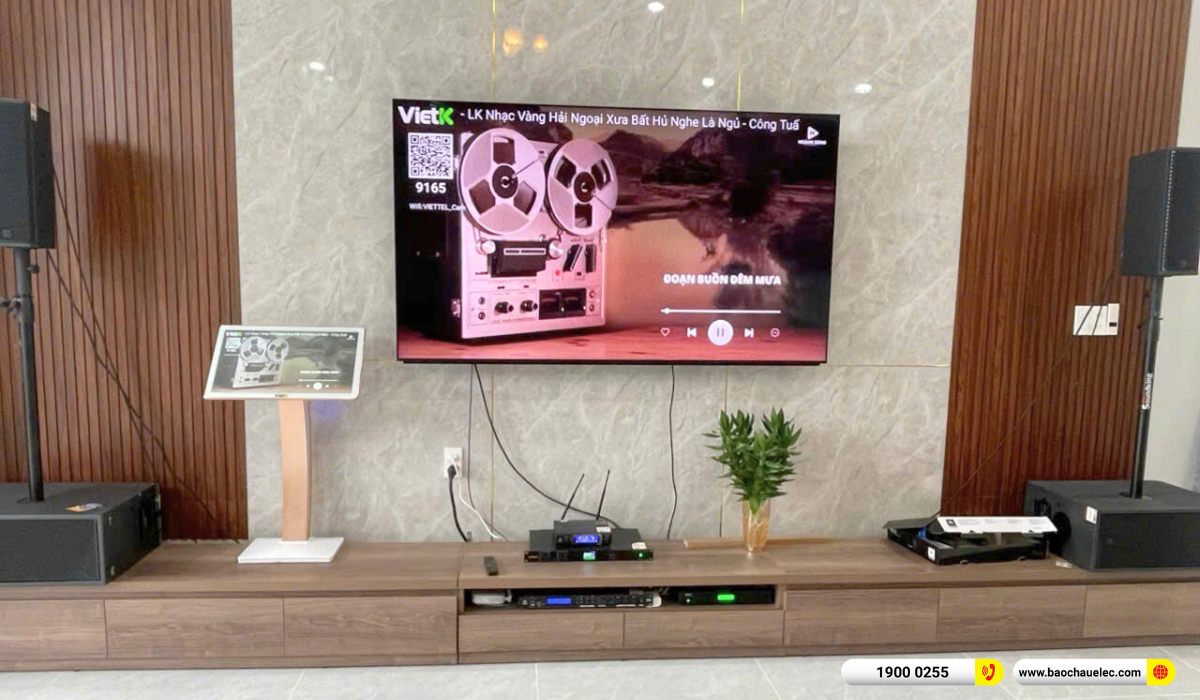 Lắp đặt d&agrave;n karaoke RCF gần 292tr cho chị T&uacute; tại C&agrave; Mau