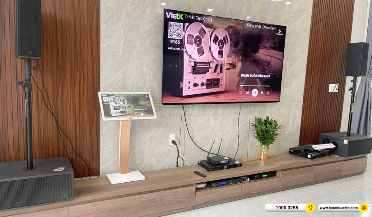 Lắp đặt d&agrave;n karaoke RCF gần 292tr cho chị T&uacute; tại C&agrave; Mau