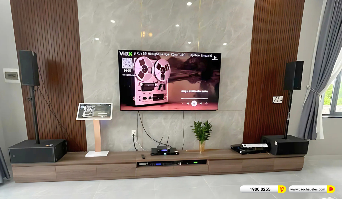 Lắp đặt d&agrave;n karaoke RCF gần 292tr cho chị T&uacute; tại C&agrave; Mau