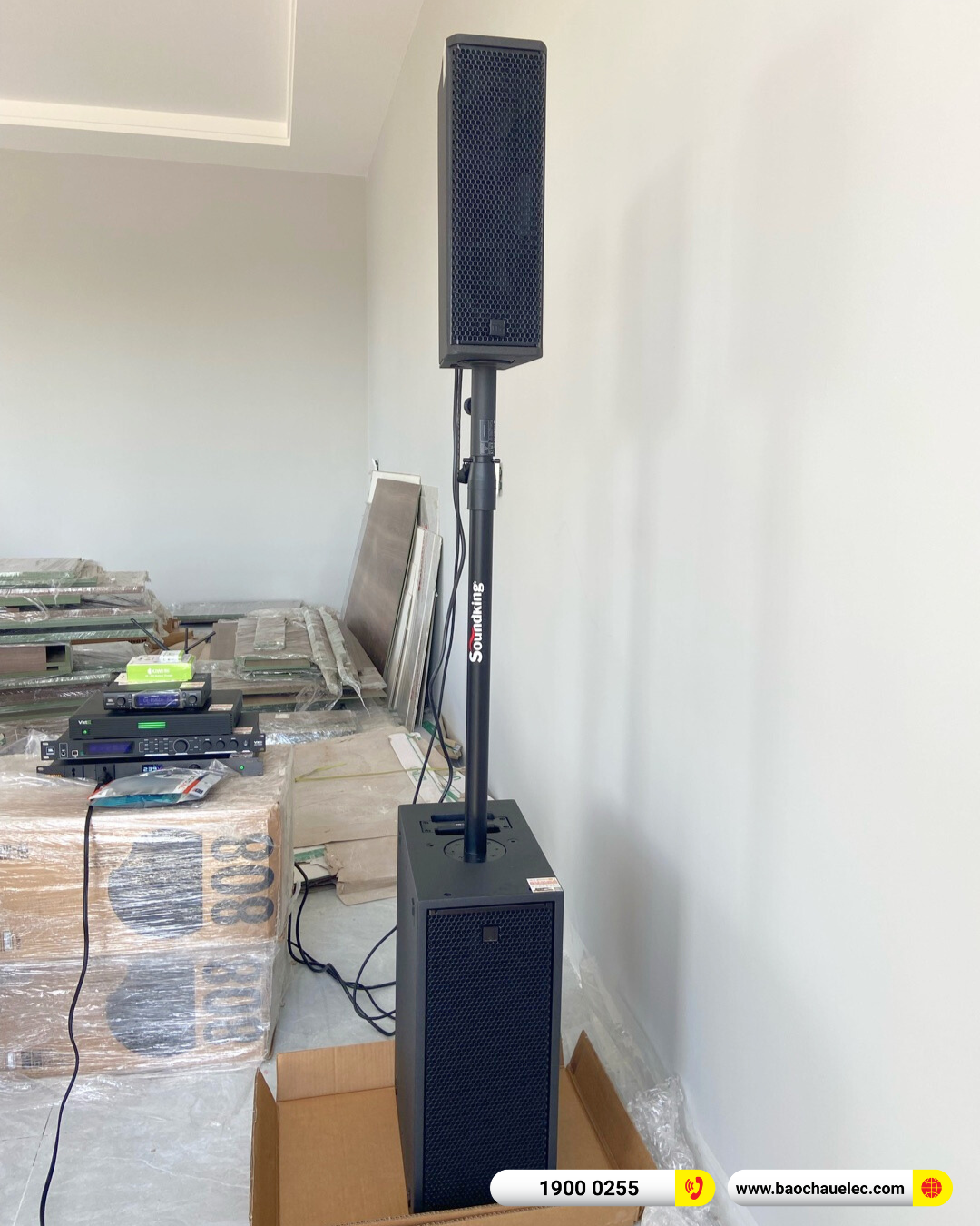 Lắp đặt d&agrave;n karaoke RCF gần 292tr cho chị T&uacute; tại C&agrave; Mau
