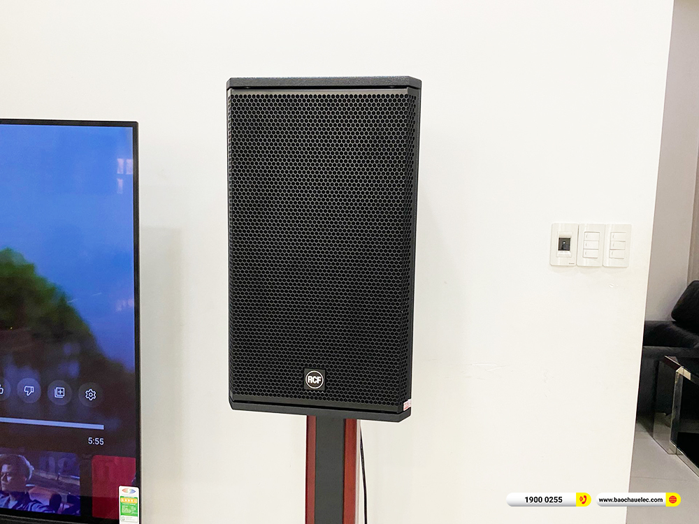 Lắp đặt d&agrave;n karaoke RCF gần 91tr cho chị V&acirc;n ở TPHCM