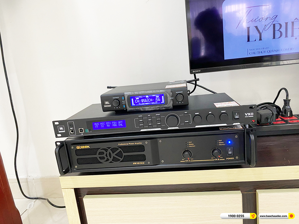 Lắp đặt d&agrave;n karaoke RCF gần 91tr cho chị V&acirc;n ở TPHCM