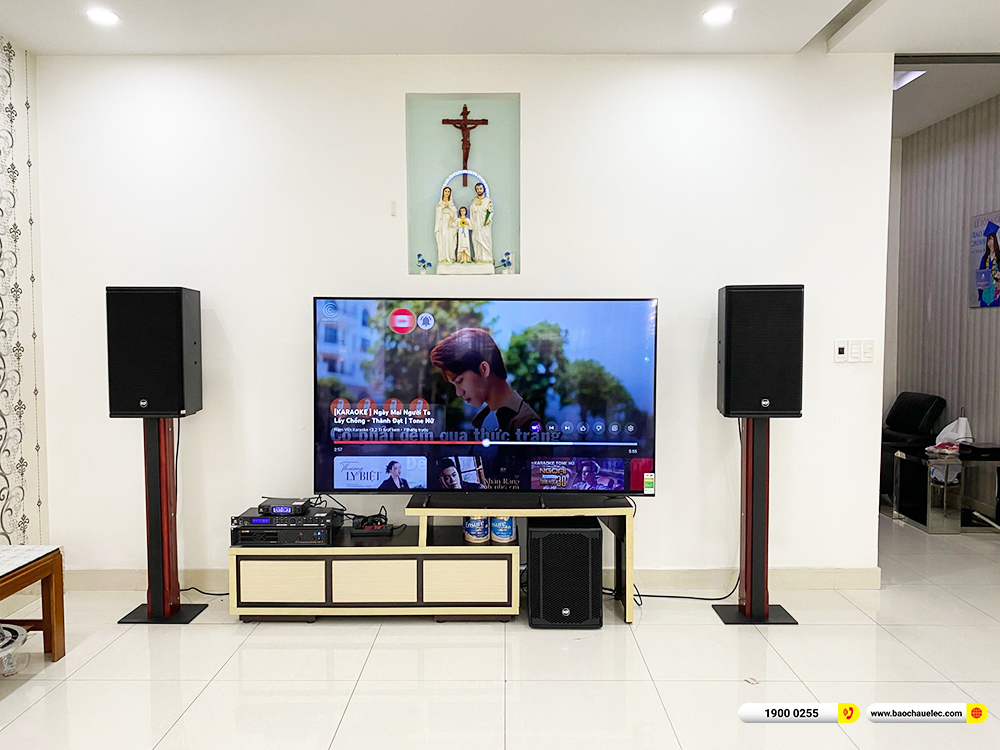 Lắp đặt d&agrave;n karaoke RCF gần 91tr cho chị V&acirc;n ở TPHCM