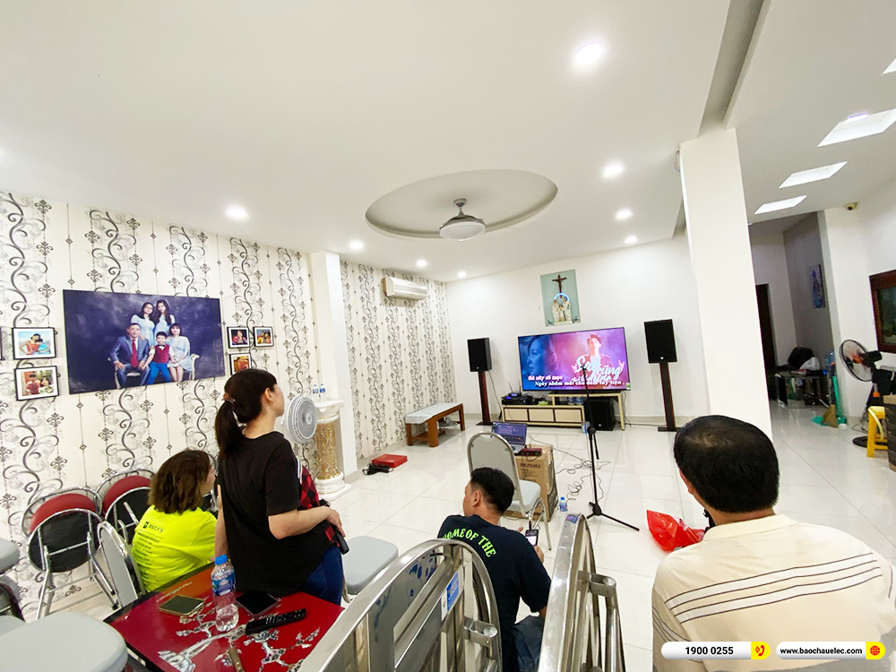 Lắp đặt d&agrave;n karaoke RCF gần 91tr cho chị V&acirc;n ở TPHCM