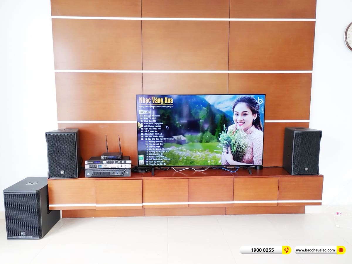 Lắp đặt d&agrave;n karaoke RCF hơn 115tr cho ch&uacute; Lu&acirc;n ở Thanh H&oacute;a