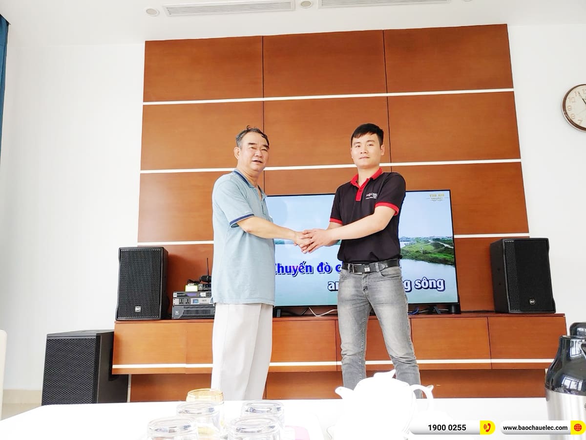 Lắp đặt d&agrave;n karaoke RCF hơn 115tr cho ch&uacute; Lu&acirc;n ở Thanh H&oacute;a